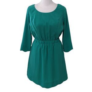 Gianni Bini Green Mini Dress with Back Cutout Size 1 Green Wedding Guest Dress